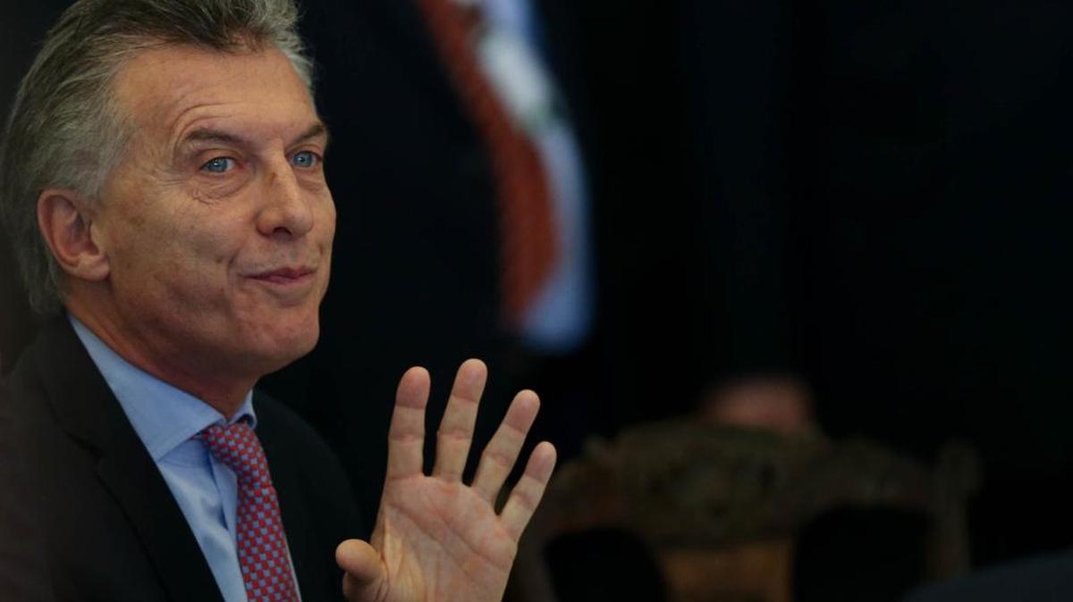 El presidente de Argentina Mauricio Macri participa en la 51 Cumbre del Mercosur el jueves 21 de diciembre de 2017, en el Palacio del Itamaraty en Brasilia (Brasil).