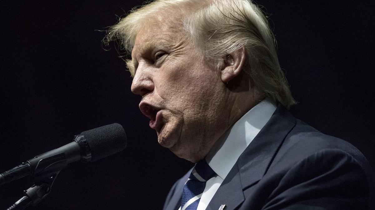 Foto del 9 de diciembre del 2016 que muestra al presidente electo de Estados Unidos, Donald Trump, durante un evento en Grand Rapids, Michigan.
