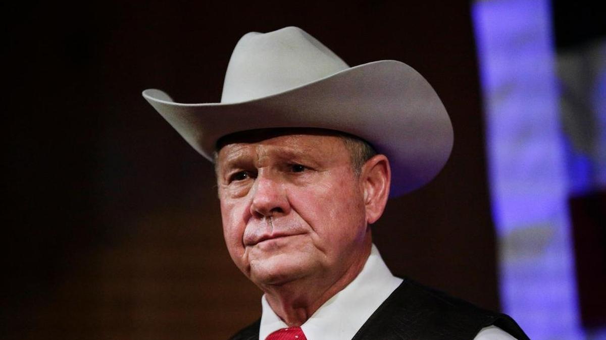 Roy Moore, ex presidente de la Corte Suprema de Alabama y candidato al Senado federal por ese estado, en una imagen de septiembre del 2017.