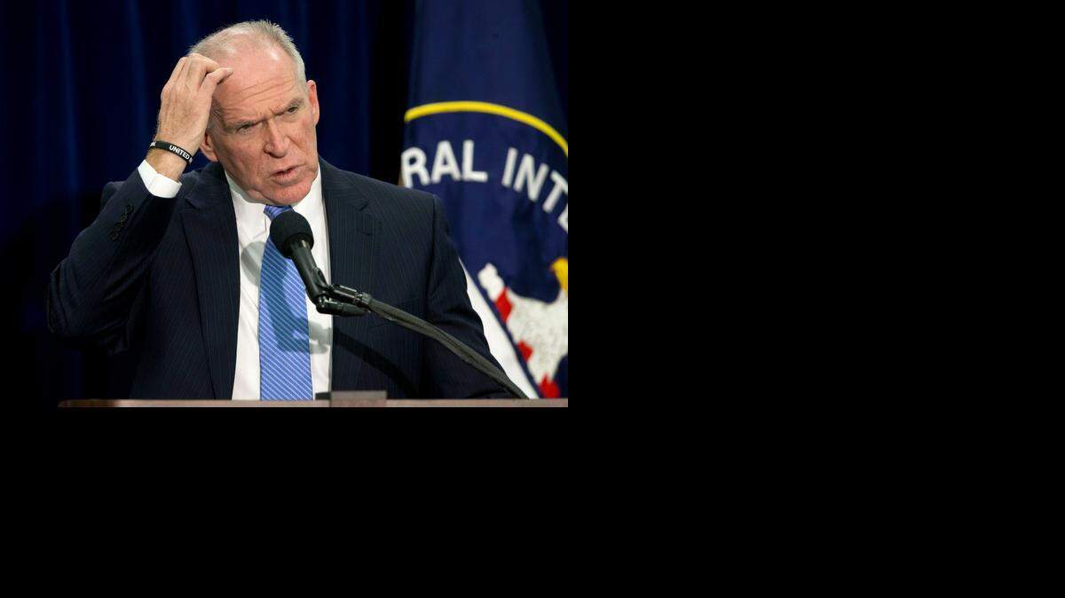 <cutline_leadin>John Brennan</cutline_leadin> habló desde la sede de la CIA en Langley, Virginia, para responder a un informe del Comité de Inteligencia del Senado divulgado esta semana.