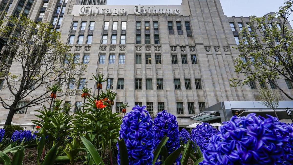 Tribune Tower, sede del periódico Tribune, en la Avenida Michigan de Chicago. La compañía editora del diario USA TODAY anunció una oferta pública para comprarlo.