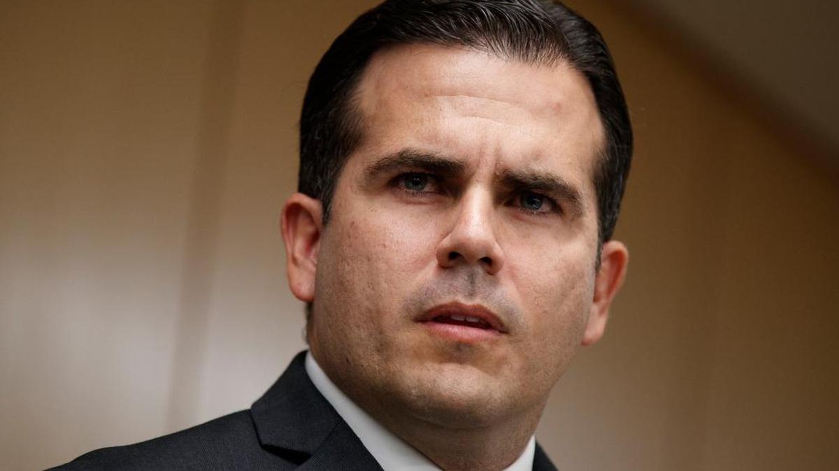 El gobernador de Puerto Rico, Ricardo Rosselló, habla en una conferencia de prensa en Washington, en noviembre del 2017.