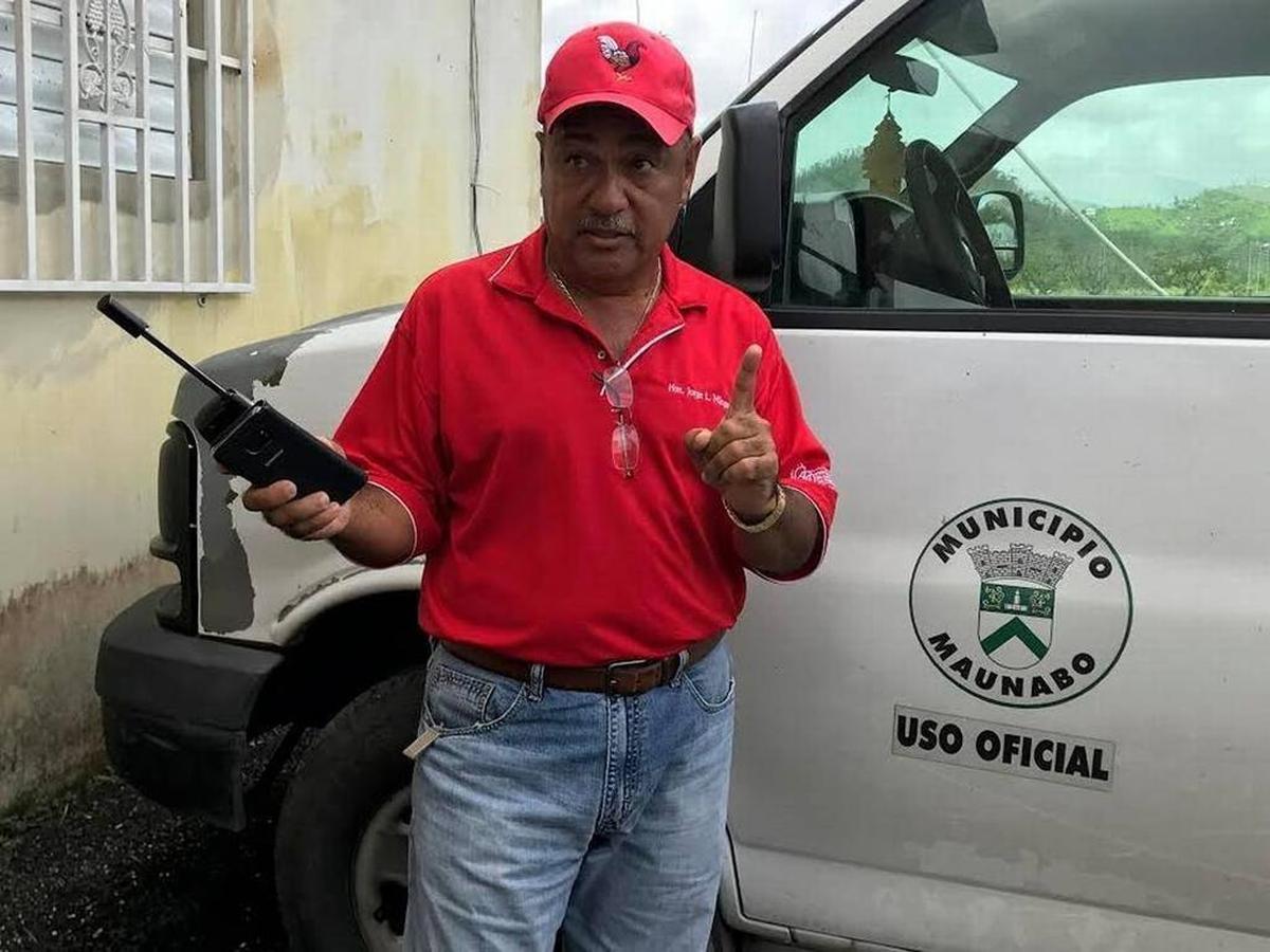 Jorge Márquez, el alcalde de Maunabo, Puerto Rico, uno de los primeros lugares afectados por el huracán María en la isla