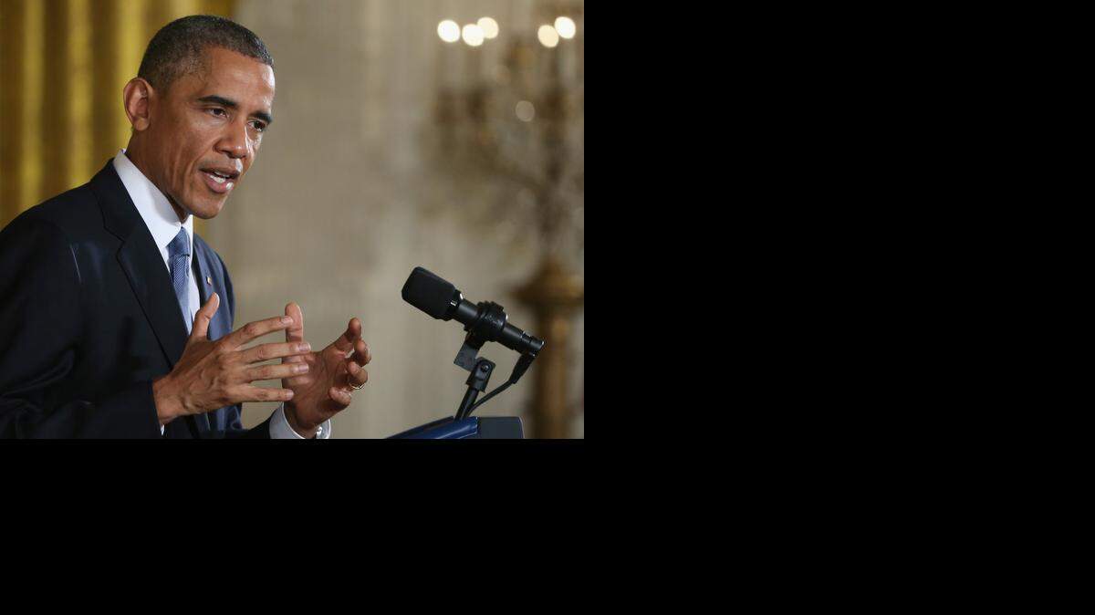 
El presidente Barack Obama en una conferencia de prensa el miércoles en Washington.


