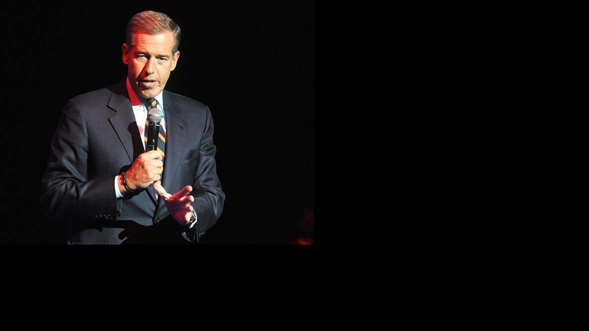
Brian Williams, presentador estrella de la cadena de televisión NBC.
