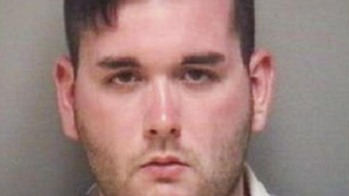 Fotografía de James Alex Fields tras ser arrestado por atropellar a varias personas, matando a una mujer, en Charlottesville, Virginia, el 12 de agosto de 2017.