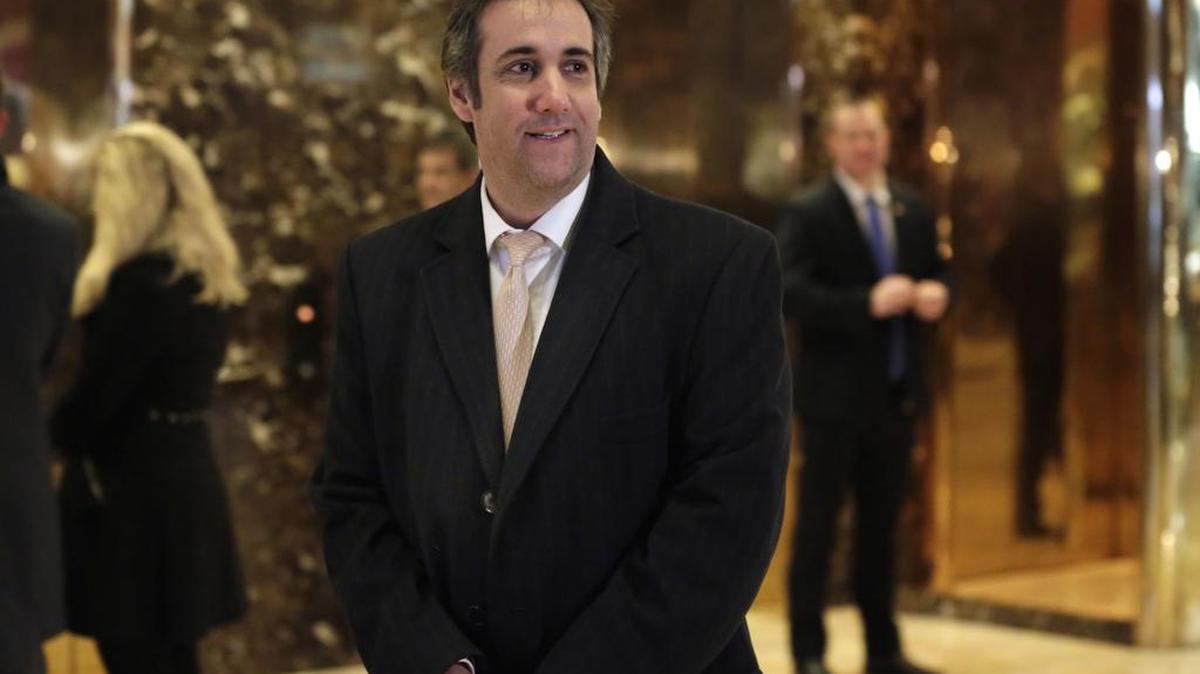 Michael Cohen, abogado del presidente Donald Trump en una fotografía del 16 de diciembre de 2016 en el lobby del Trump Tower en Nueva York.