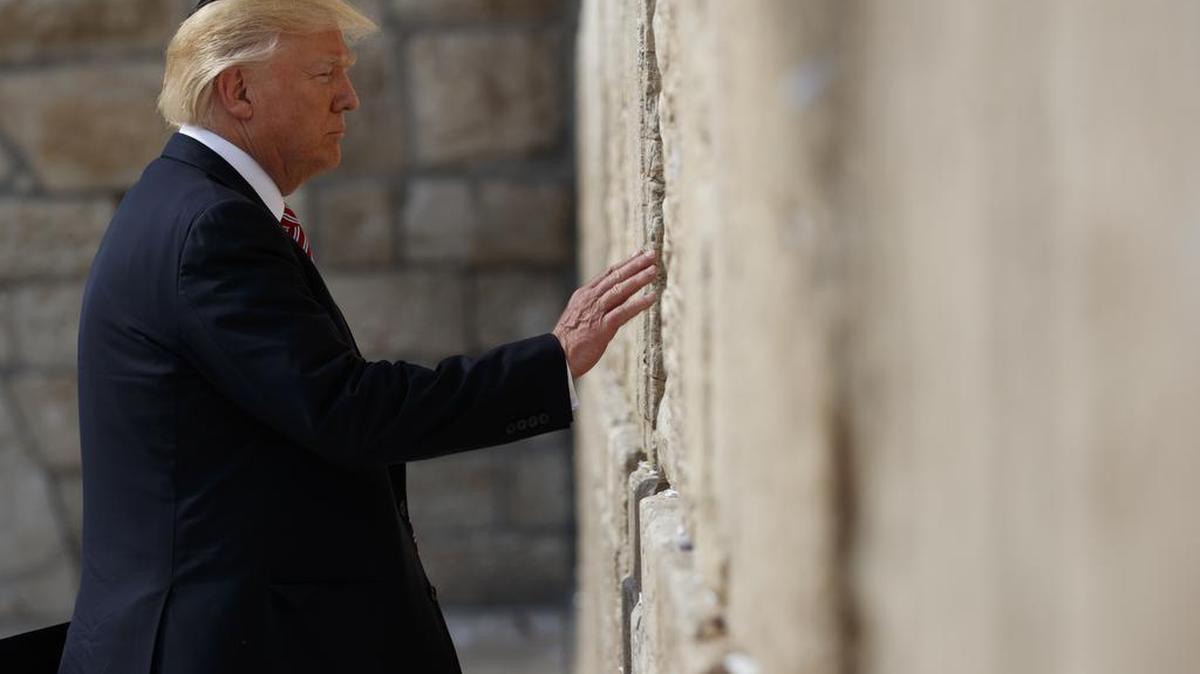 El presidente Donald Trump durante su visita a Jerusalén el pasado 22 de mayo.