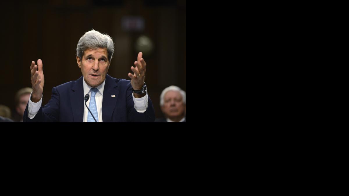 
El secretario de Estado de EE.UU., John Kerry, comparece en una audiencia ante el Comité de Relaciones Exteriores del Senado de Estados Unidos, hoy, miércoles 17 de septiembre de 2014, en el Capitolio de Washington DC. Kerry describe la coalición de naciones que se congregan para combatir a los yihadistas del Estado Islámico (EI) tanto en Irak como Siria.
