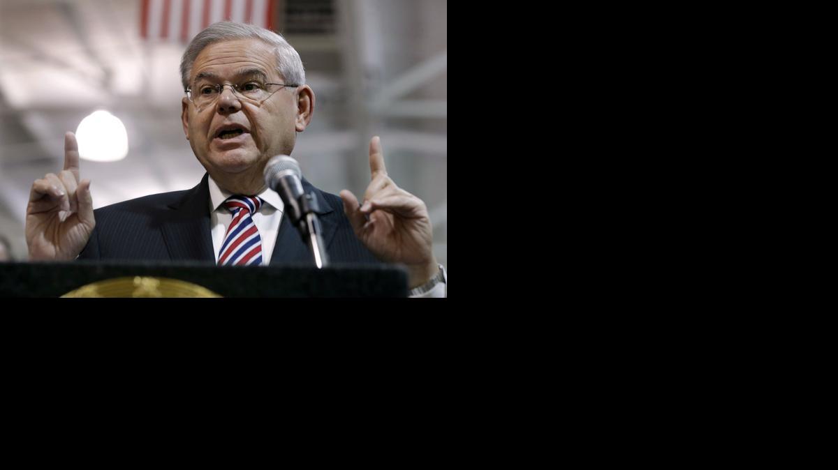 
El senador Bob Menéndez, demócrata de Nueva Jersey. 
