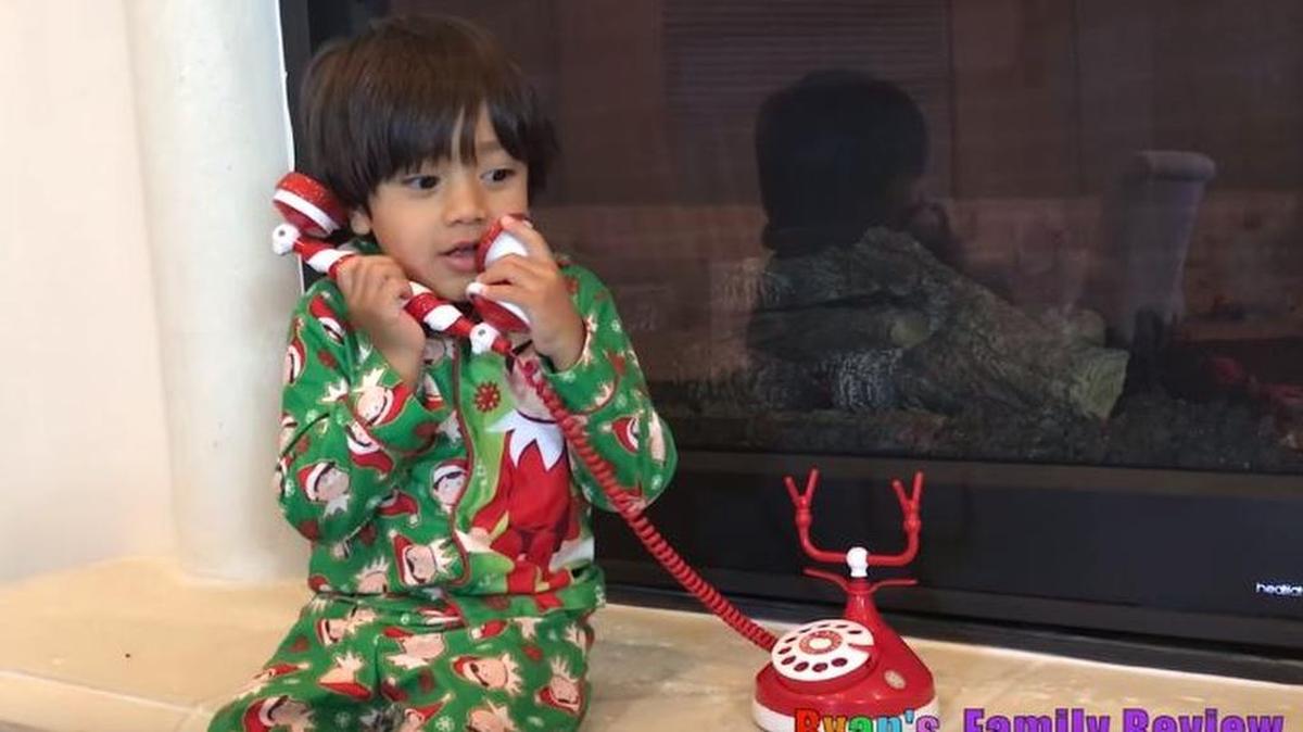 Ryan, de 6 años, en uno de sus videos para sus 10 millones de seguidores.