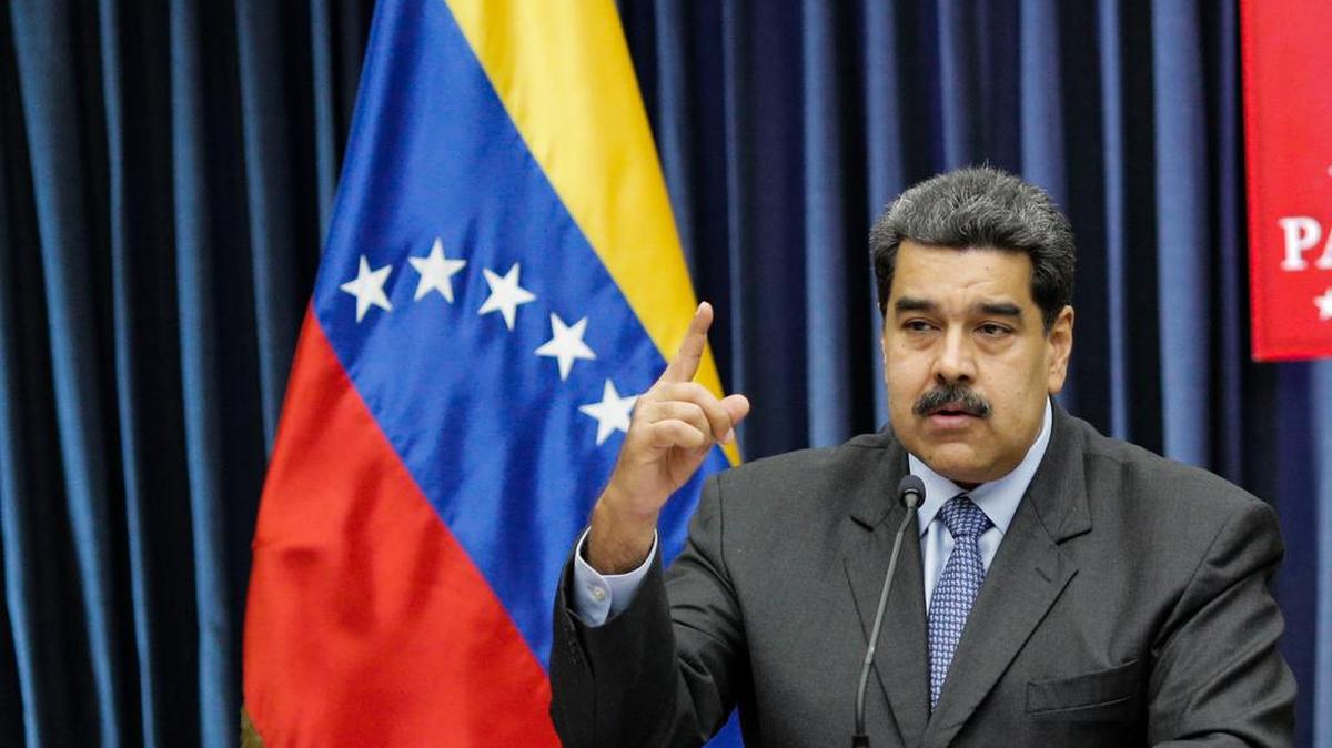 El presidente de Venezuela, Nicolás Maduro, habla durante una conferencia de prensa en el palacio presidencial en Caracas, Venezuela, en septiembre.