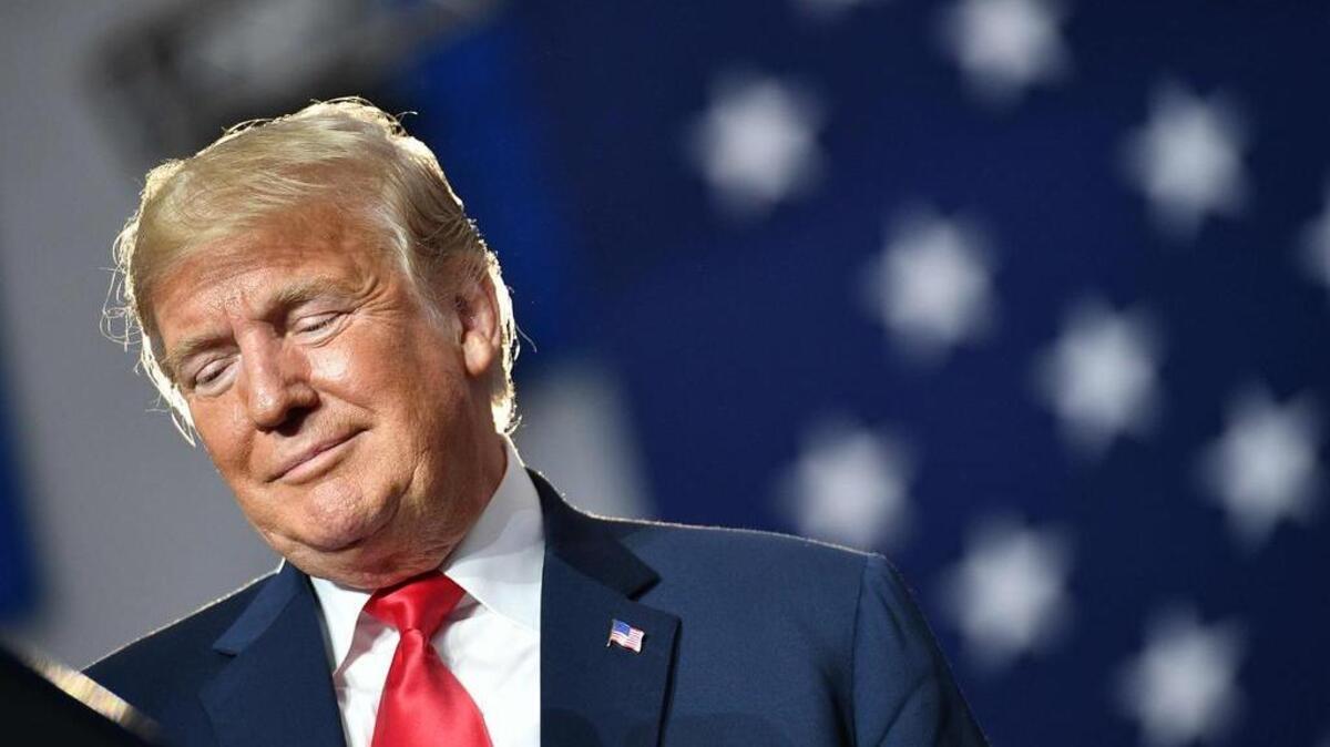 El presidente de EEUU, Donald Trump, habla durante una manifestación en Olentangy Orange High School en Lewis Center, Ohio, el 4 de agosto de 2018. 
