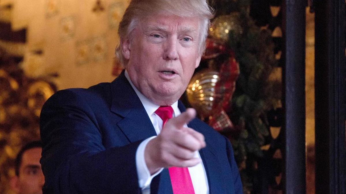 El presidente electo, Donald Trump.