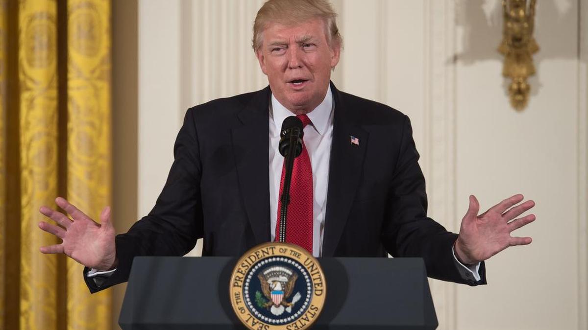 El presidente de Estados Unidos, Donald Trump.