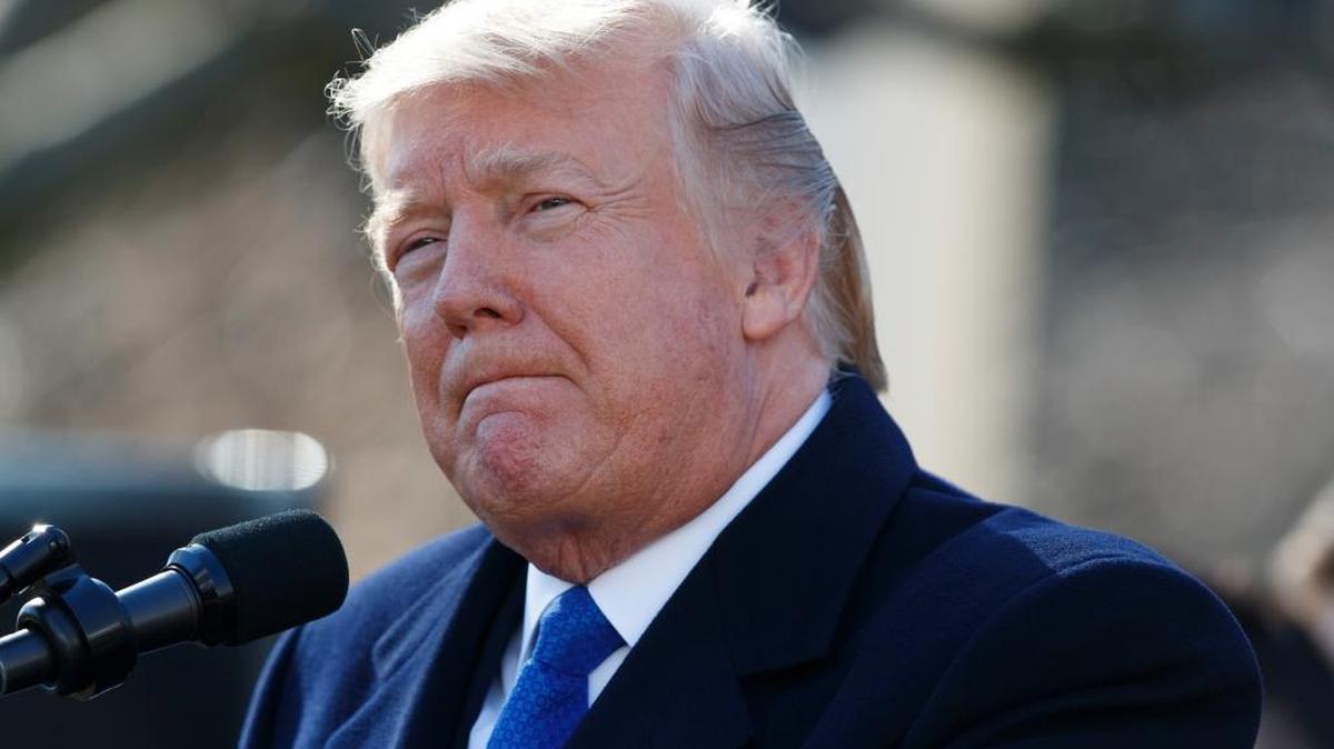 El presidente Donald Trump durante una intervención en el Jardín de las Rosas de la Casa Blanca el 19 de enero del 2018.