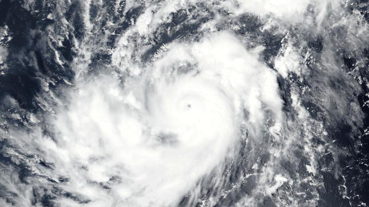 Imagen satelital del huracán Irma el 31 de agosto de 2017 a las 11:15 a.m.