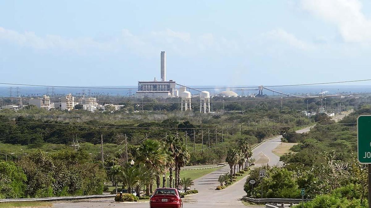The AES coal-fired power plant in Guayama, Puerto Rico, produces 300,000 tons of toxic ash annually.