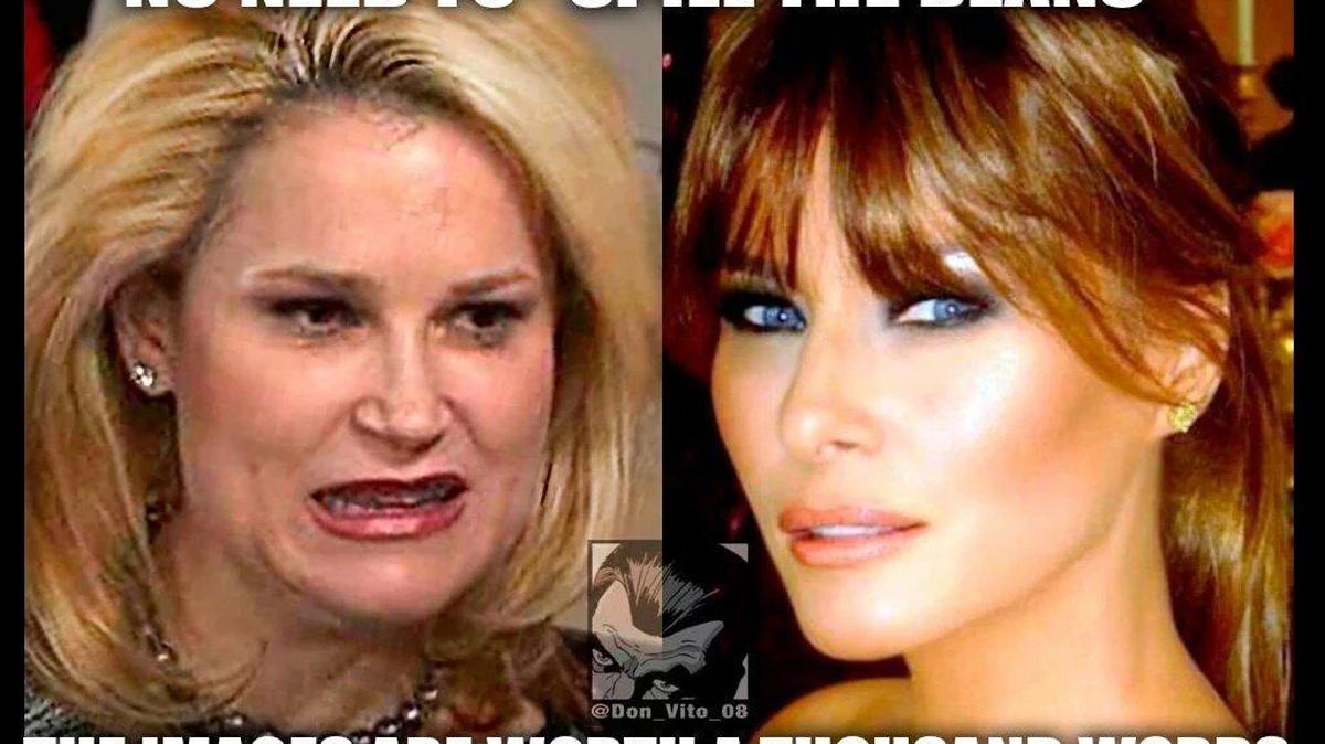 Imagen compartida por Donald Trump con el mensaje “No es necesario soltarlo todo, una imagen vale más que mil palabras”.