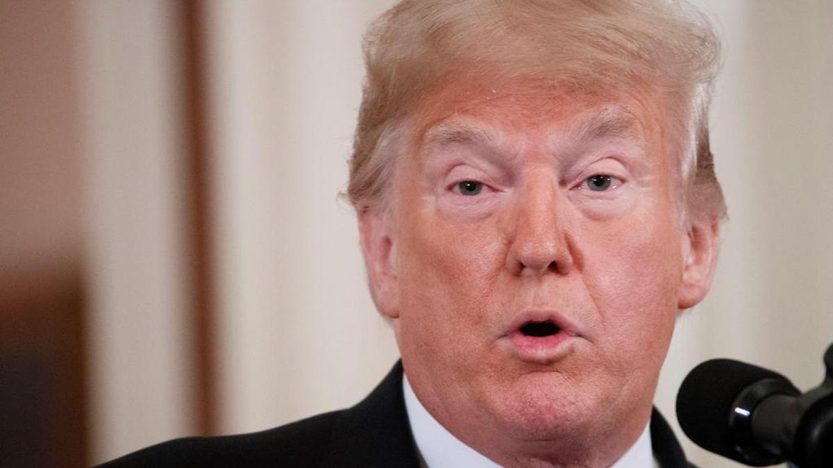 El presidente estadounidense, Donald Trump, ofrece una rueda de prensa en la Casa Blanca, en Washington (Estados Unidos), el 7 de noviembre de 2018.
