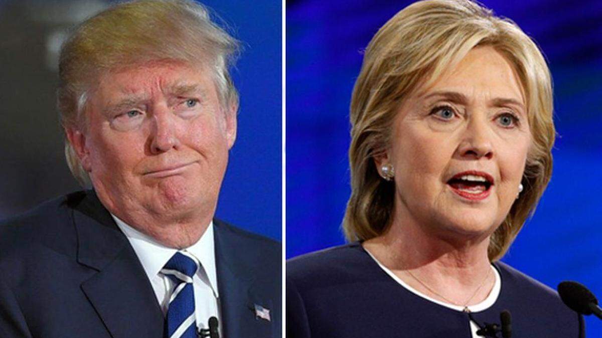 Hillary Clinton, Donald Trump.