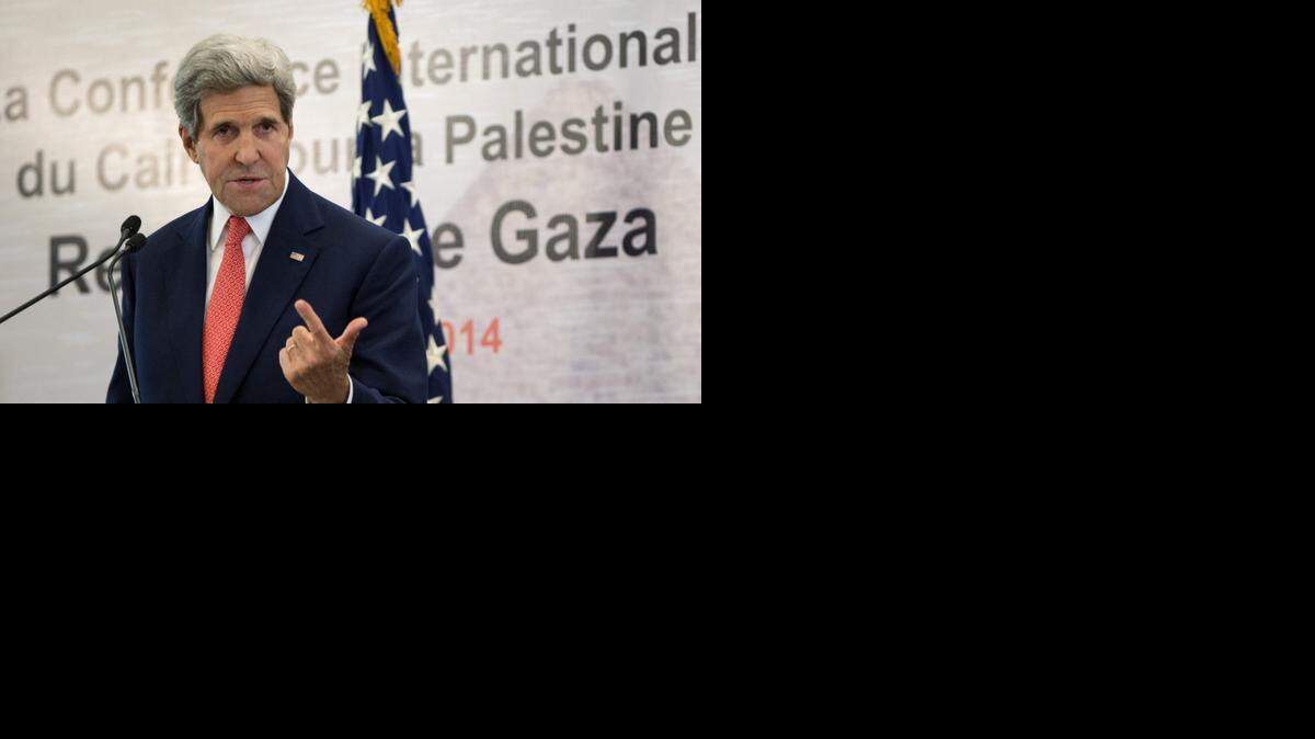 <cutline_leadin>El secretario </cutline_leadin>de Estado John Kerry dijo que la lucha de la coalición se centra principalmente en Irak.
