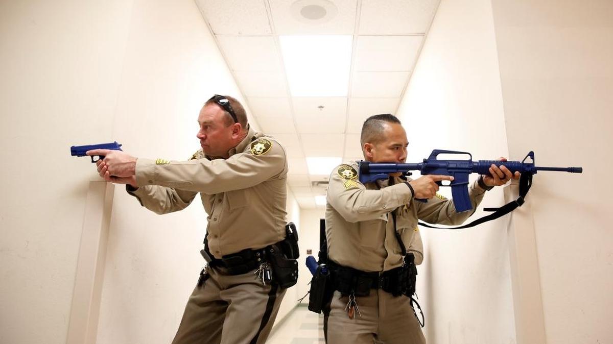 Además de la presencia de 1,500 policías y 360 miembros de la Guardia Nacional, al menos 20 vehículos militares vigilarán la zona en Las Vegas.