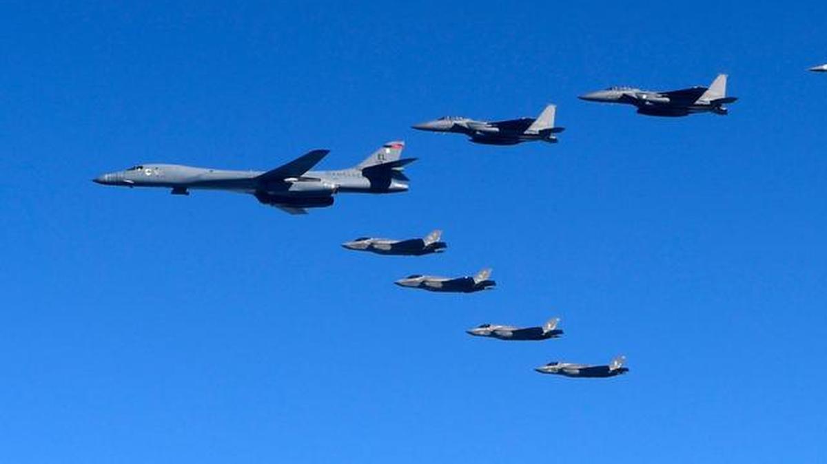 Es cada vez más habitual que EEUU despliegue aviones B-1B para subrayar una posición de superioridad militar ante Corea del Norte.