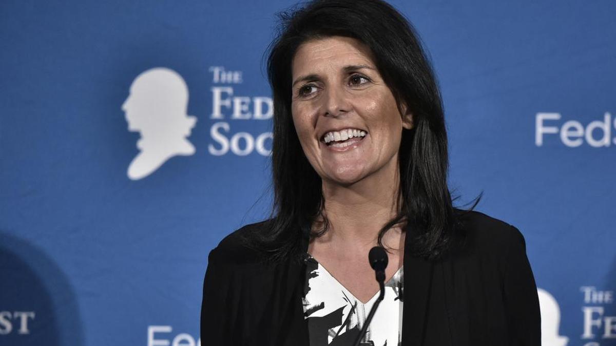 La nueva embajadora ante la ONU, Nikki Haley.