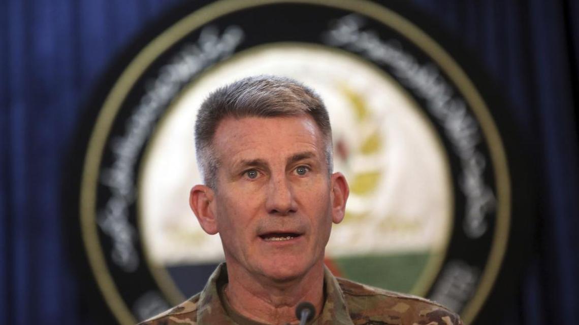 El general John W. Nicholson, comandante de las tropas estadounidenses en Afganistán.