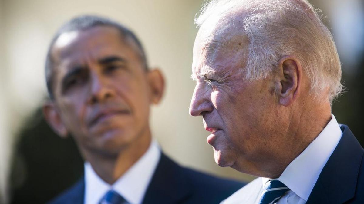 El vicepresidente estadounidense, Joseph Biden, anuncia el miércoles junto al presidente, Barack Obama, que no aspira a la candidatura presidencial demócrata para las elecciones del 2016.