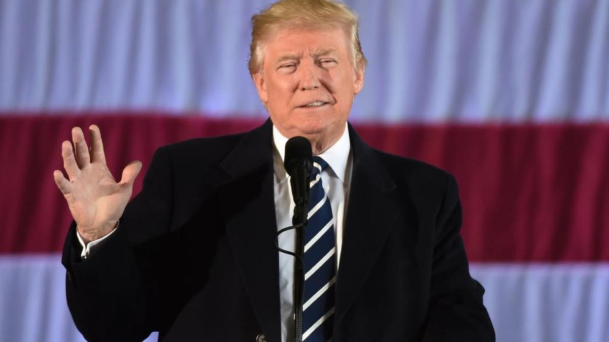 El presidente electo de Estados Unidos Donald Trump.
