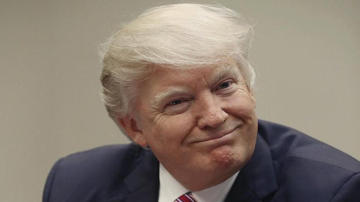 El presidente de EEUU, Donald Trump, durante un panel sobre el plan sanitario republicano en la Sala Roosevelt de la Casa Blanca en Washington, Estados Unidos, el 22 de marzo de 2017.