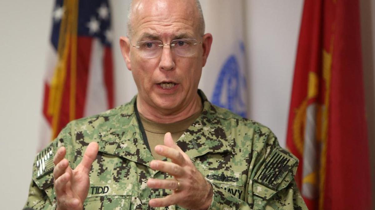 El jefe del Comando Sur de EEUU, Kurt W. Tidd, dirigió la XV Conferencia de Seguridad de Naciones del Caribe.