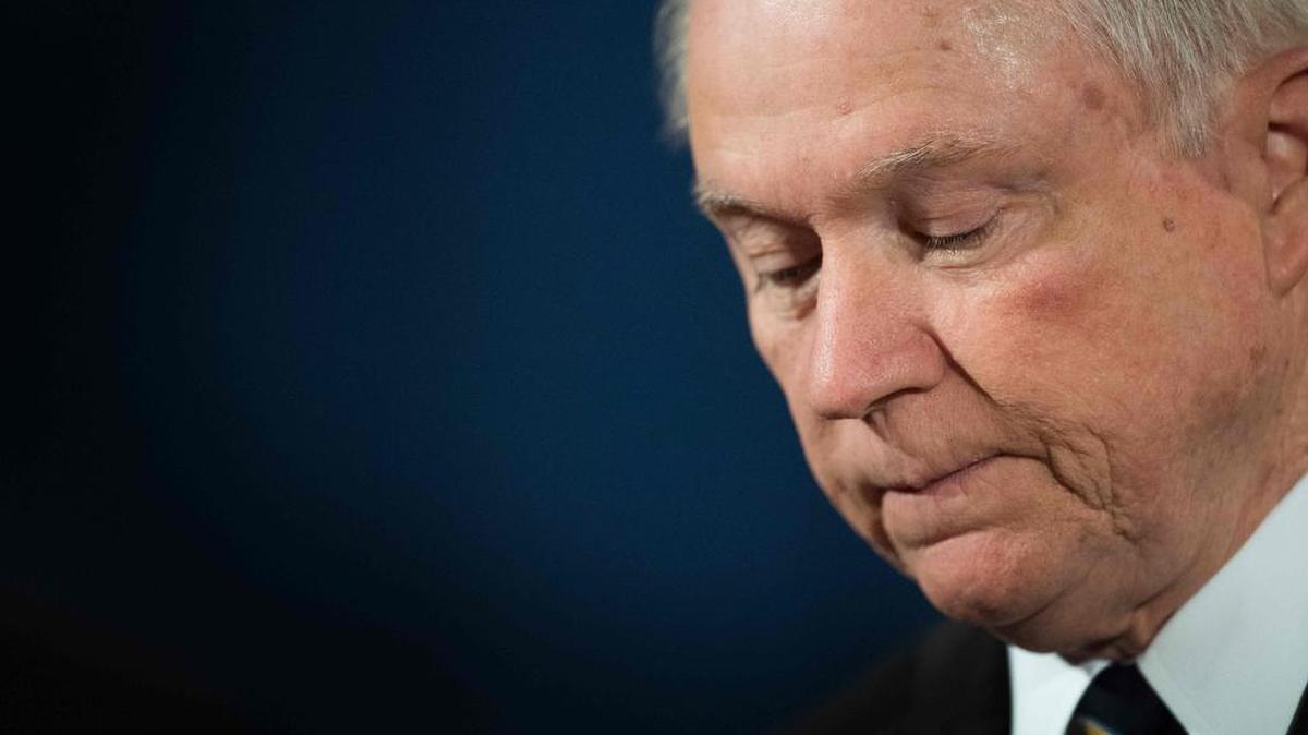 El secretario de Justicia, Jeff Sessions.