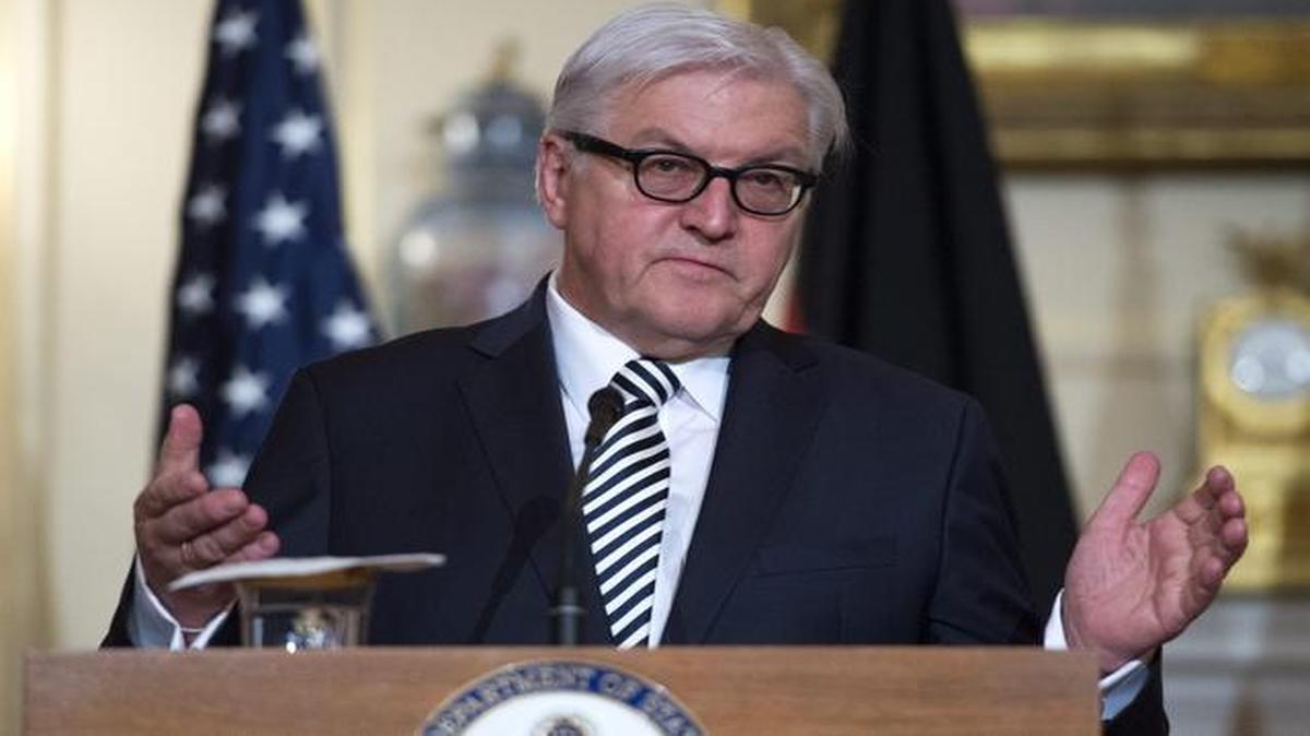 
El ministro alemán de Exteriores, Frank-Walter Steinmeier. 