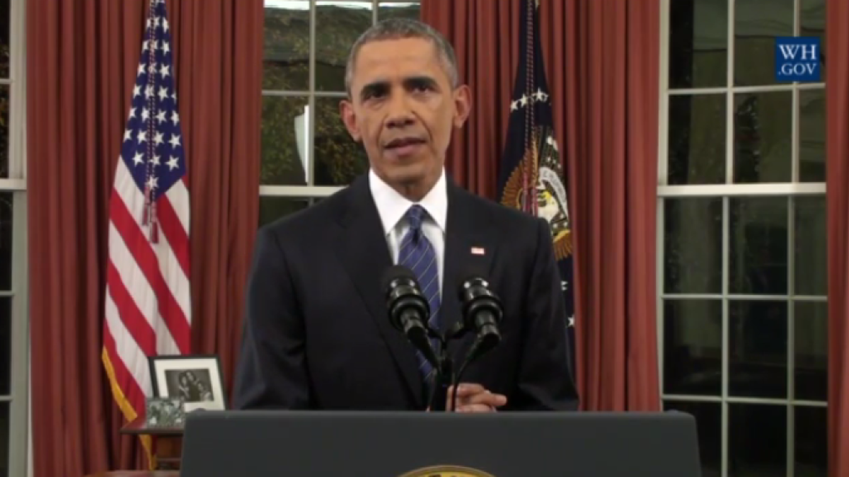 El presidente Barack Obama se dirige a la nación el domingo 6 de diciembre, desde la Casa Blanca.