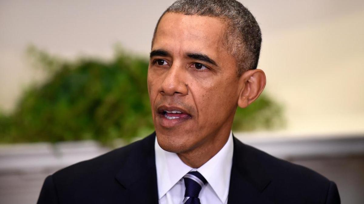 El presidente de Estados Unidos, Barack Obama, durante una conferencia de prensa el jueves 26 de noviembre.
