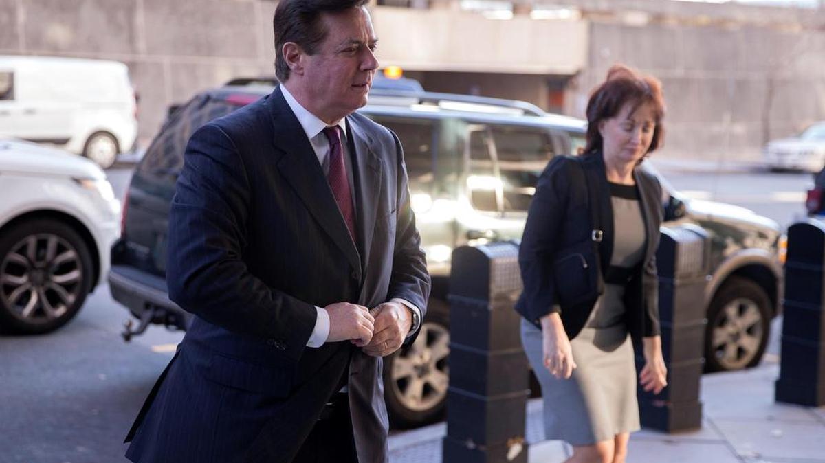 El exjefe de campaña del presidente estadounidense, Paul Manafort, a su llegada al Tribunal Federal en Washington para la audiencia sobre la “trama rusa”, el pasado 11 de diciembre de 2017.