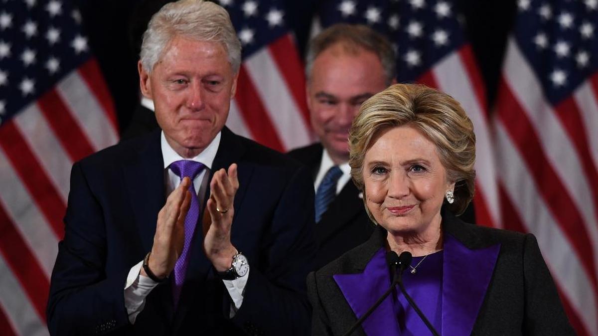 La derrotada aspirante demócrata a la Casa Blanca, Hillary Clinton.
