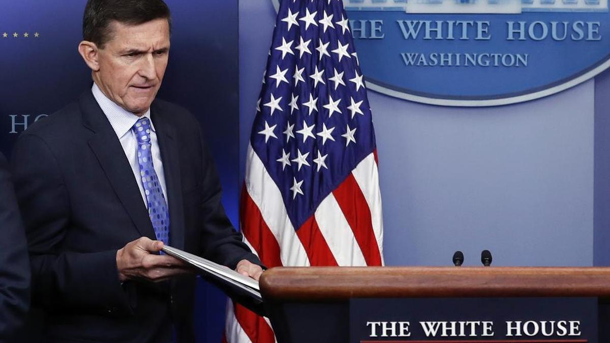 El ex asesor de seguridad nacional Michael Flynn en foto de archivo.