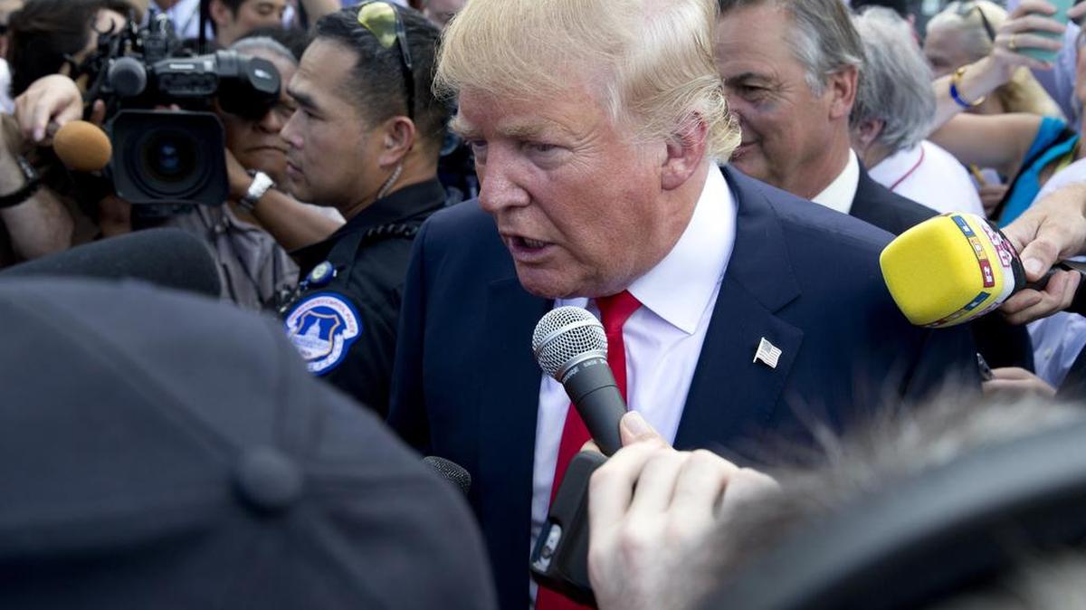 
El candidato a representar al Partido Republicano en las elecciones del 2016, Donald Trump, en Washington el pasado 9 de septiembre.

