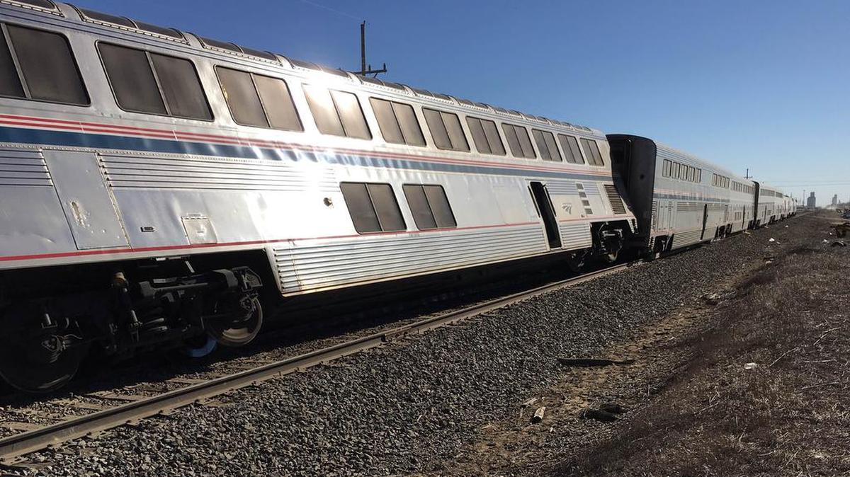 Foto de archivo de un tren de Amtrak.