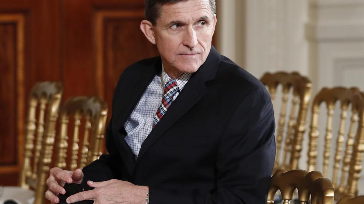 El Comité de Inteligencia del Senado ordenó el miércoles al general retirado Michael Flynn, ex asesor de seguridad nacional del presidente Donald Trump, que entregue documentos relacionados con Rusia. En la foto, Flynn el 10 de febrero de 2017 en la Casa Blanca.