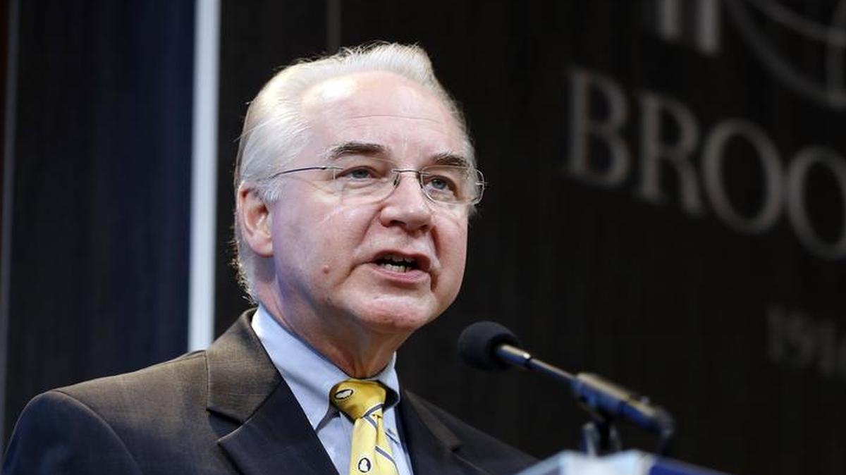 Secretario de Salud: Tom Price, 62 años. Representante Federal por Georgia desde 2004, presidente del Comité de Presupuesto de la Cámara Baja, crítico de Obamacare.
