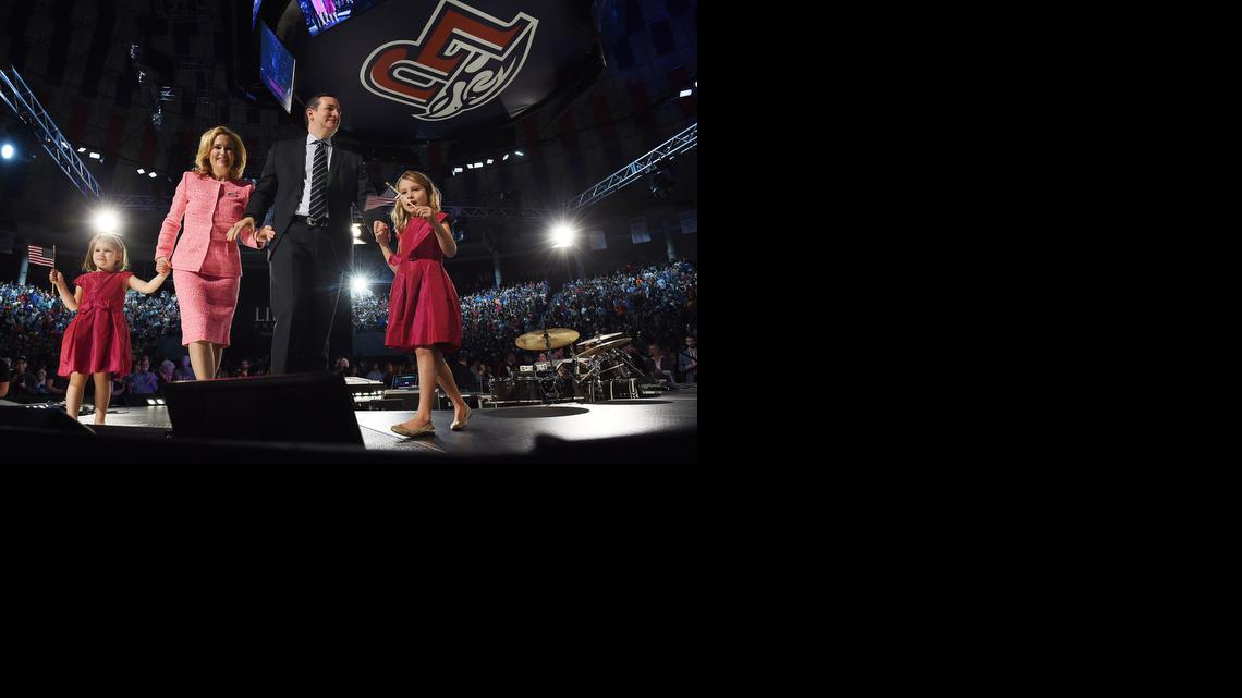 
Ted Cruz anunció su campaña presidencial la semana pasada en la Universidad Liberty en Lynchburg, Virginia.


