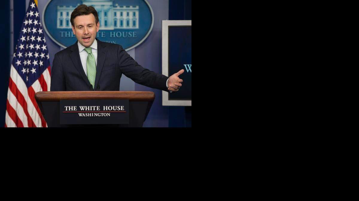 El portavoz de la Casa Blanca, Josh Earnest. 
