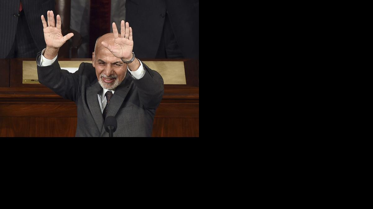 
El presidente de Afganistán, Ashraf Ghani, tras su comparecencia ante la Cámara de Representantes estadounidense en el Capitolio en Washington DC, el miércoles.


