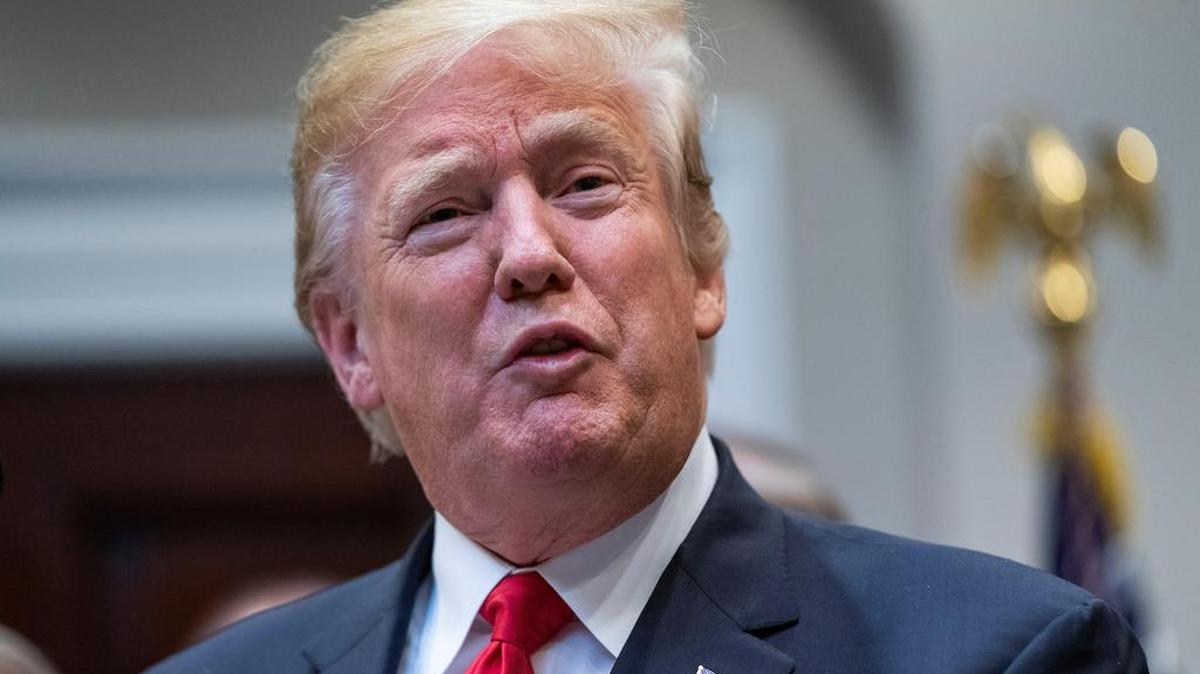 El presidente de los Estados Unidos, Donald J. Trump, habla sobre la legislación de reforma de la justicia penal bipartidista conocida como The First Step Act, en la Sala Roosevelt de la Casa Blanca en Washington, DC.