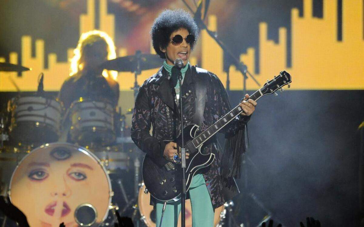 Prince durante los Billboard Music Awards en Las Vegas, el 19 de mayo de 2013.